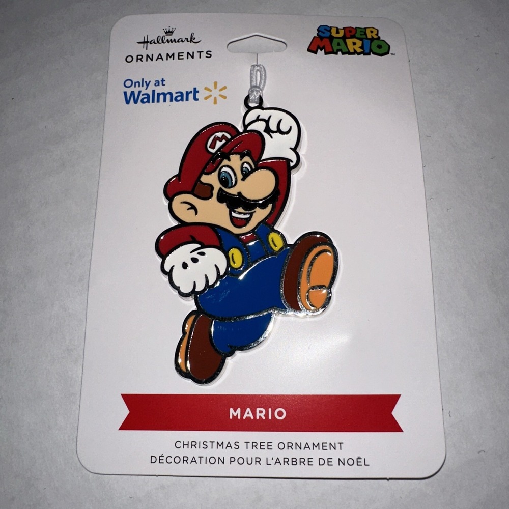 Hallmark Super Mario Christmas Ornament Nintendo Walmart Exclusive 2024 3HCM2248